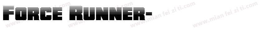 Force Runner字体转换